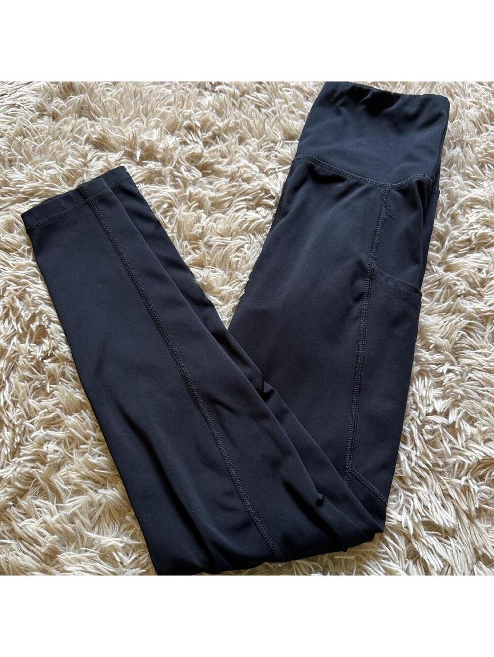 American Eagle The Everything Pocket Legging in Black, Size Small Regular